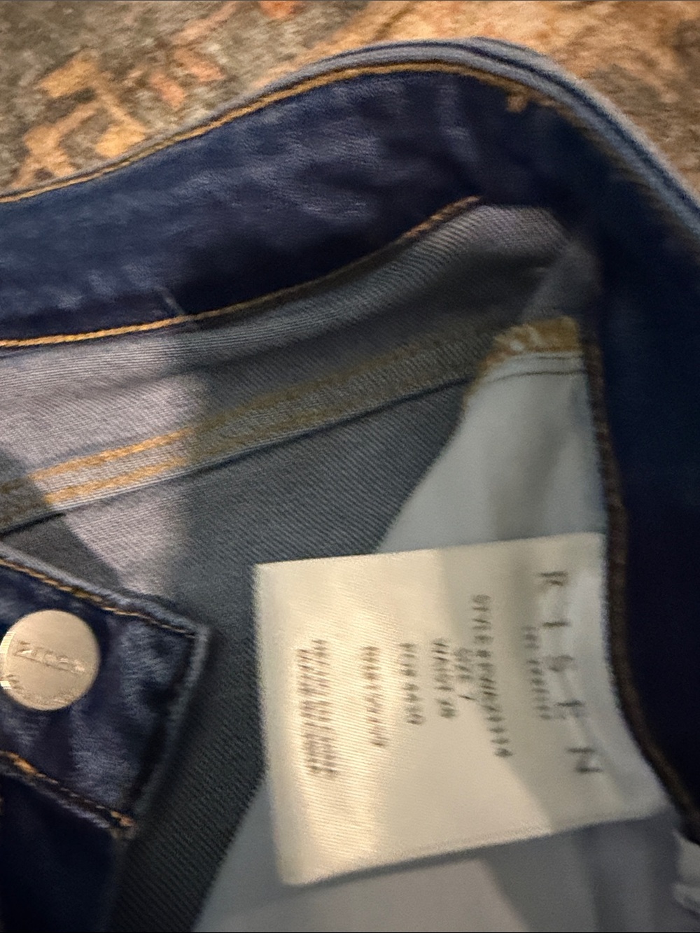 Risen Wide Leg High-Rise Women’s Jeans in Dark Blue size 7/28 - Picture 2 of 3
